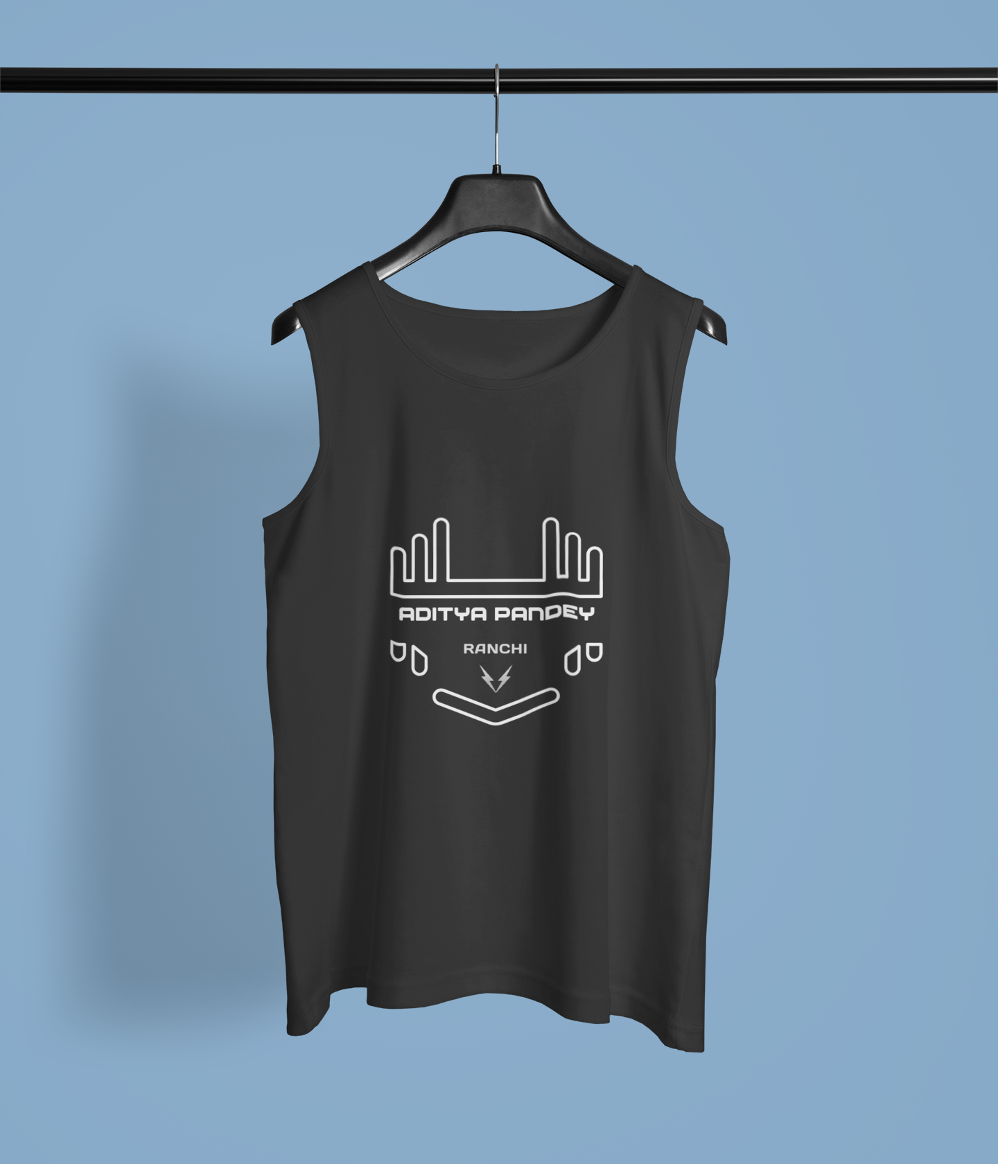 Custom Sleeveless Tee | Your Name, Place