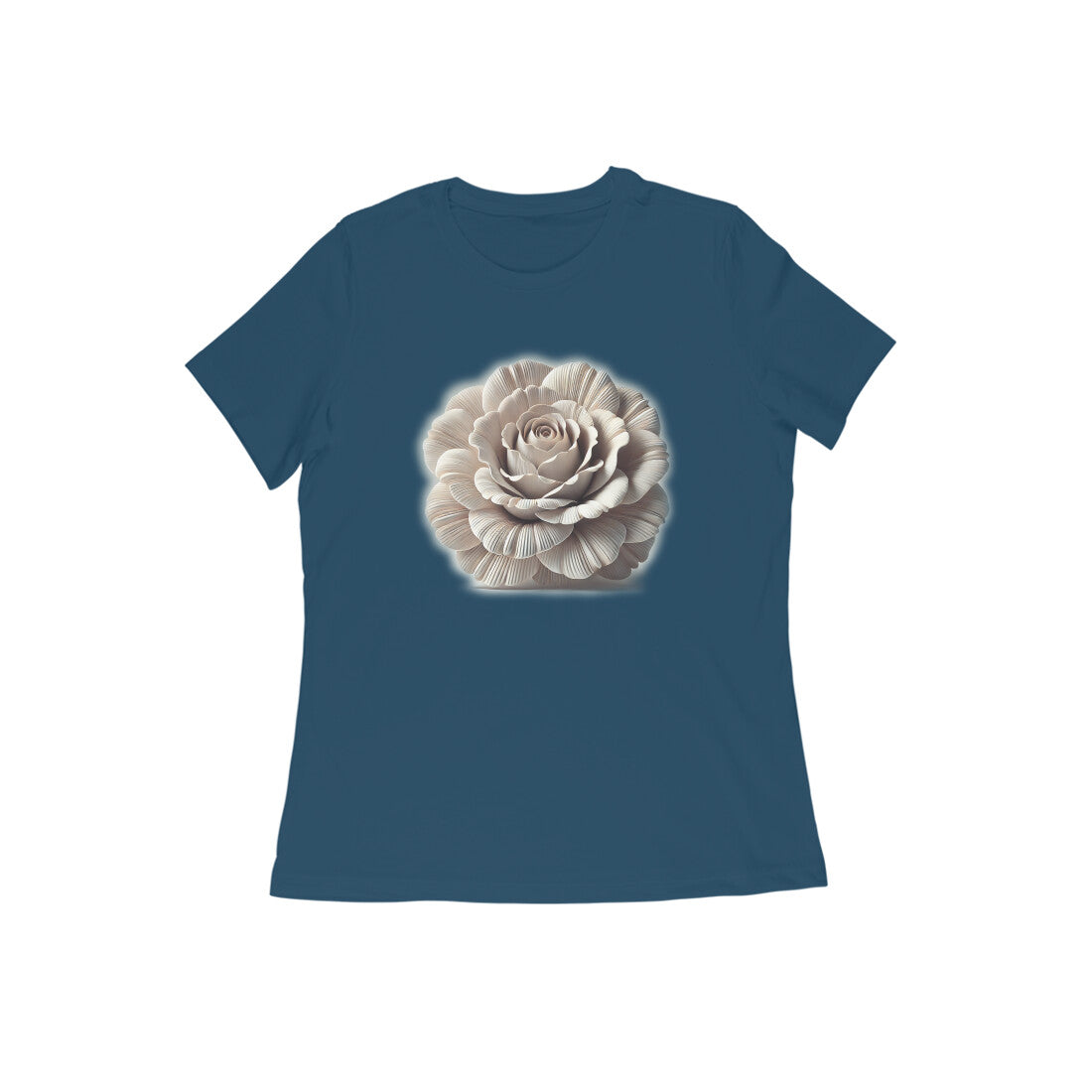 Rose Graphic Tee | 3D Floral
