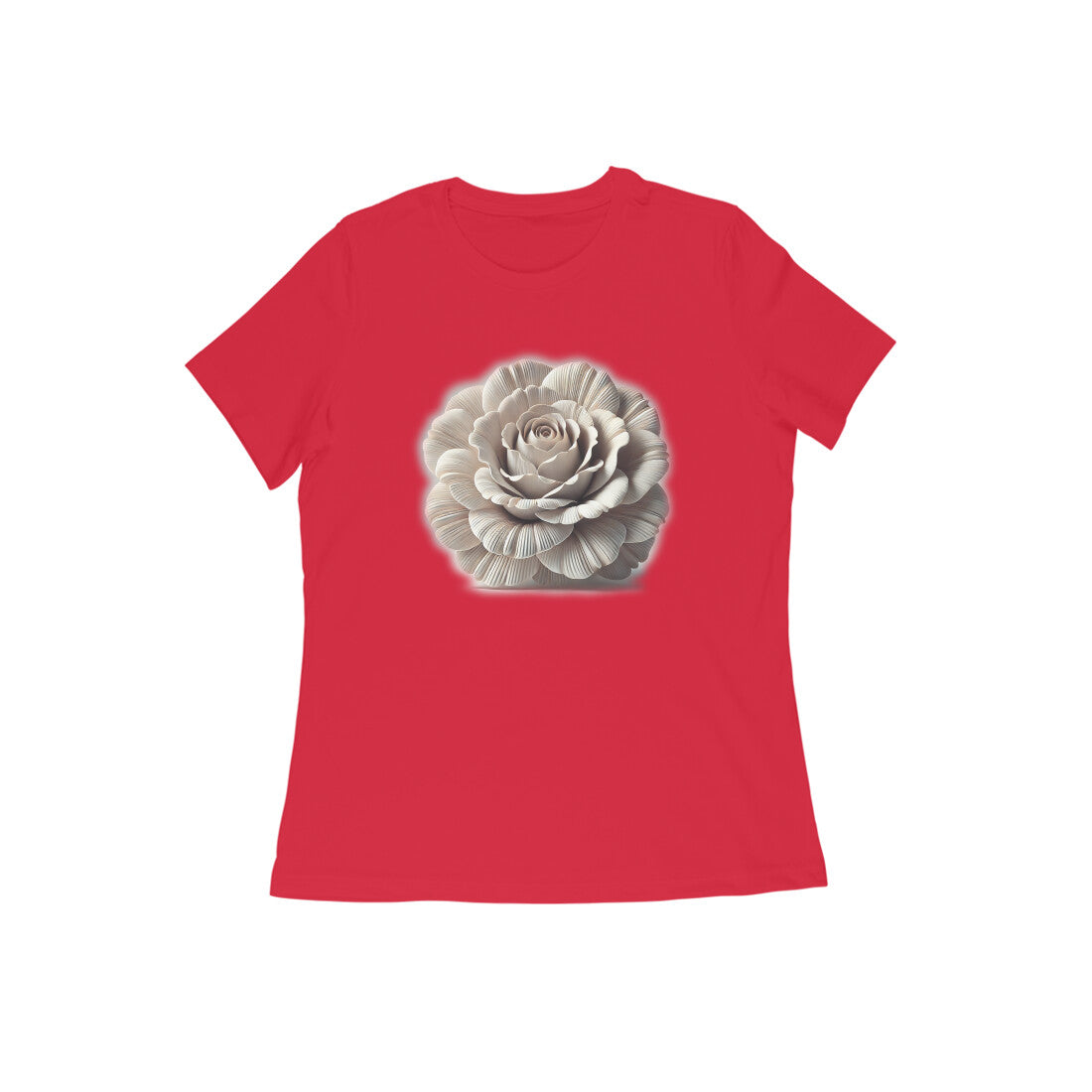 Rose Graphic Tee | 3D Floral