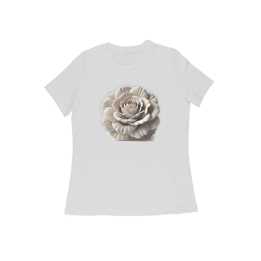 Rose Graphic Tee | 3D Floral