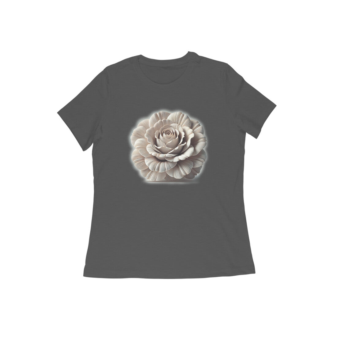 Rose Graphic Tee | 3D Floral