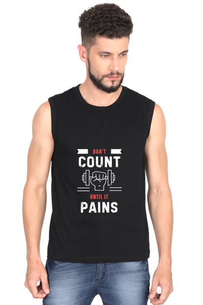 Don't Count Until It Pains Sleeveless Tee