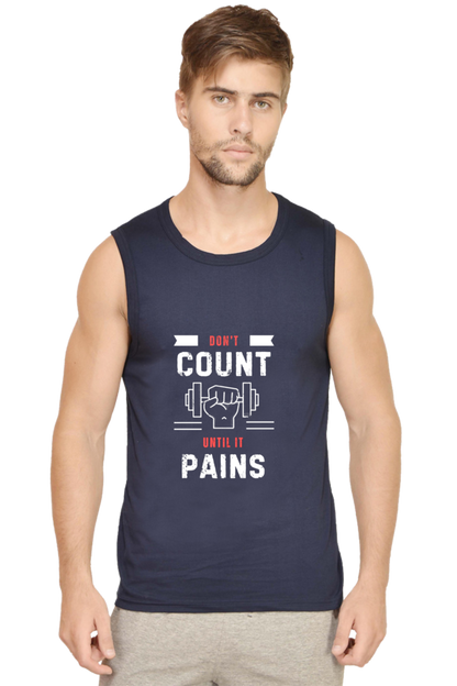 Don't Count Until It Pains Sleeveless Tee