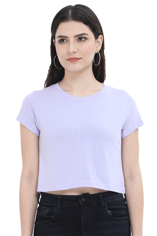 Classic Cotton Rich Crop Top | Regular Fit