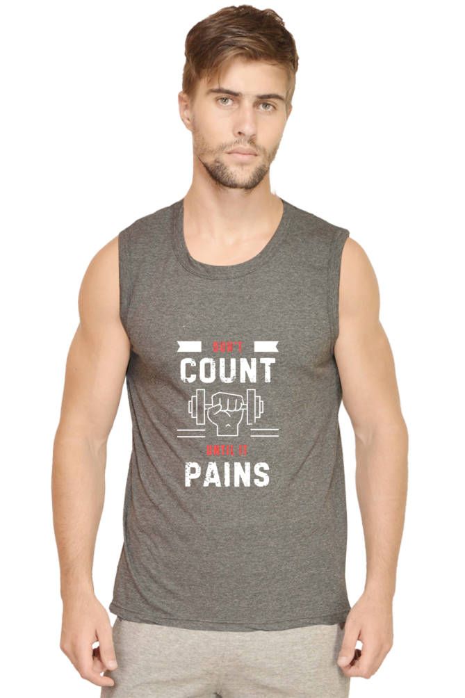 Don't Count Until It Pains Sleeveless Tee