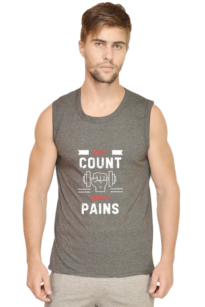 Don't Count Until It Pains Sleeveless Tee