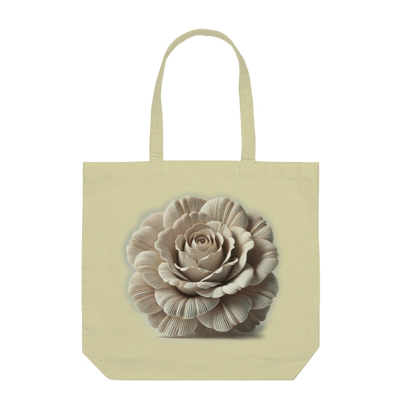 Rose Graphic Tote Bag | 3D Floral