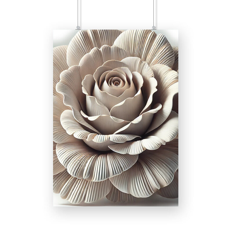 Rose Poster | 3D Floral