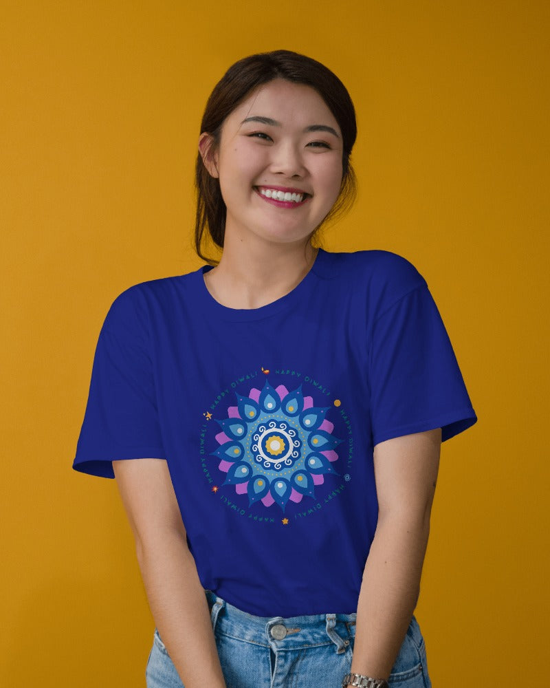 Happy Diwali 2024 Tee | Curved Regular