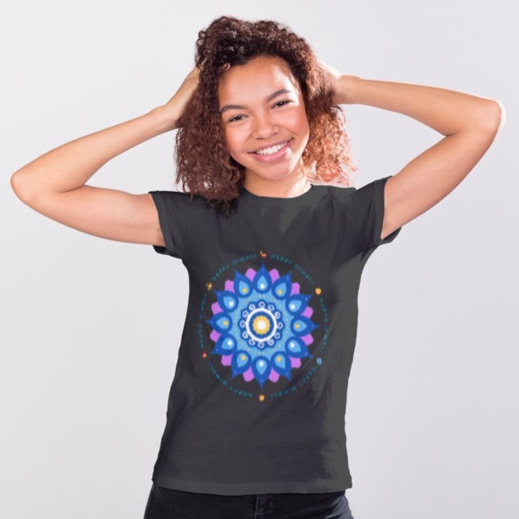 Happy Diwali 2024 Tee | Curved Regular